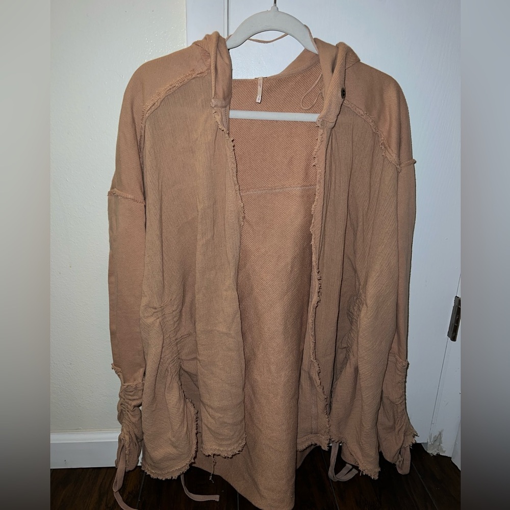 Free People cardigan with hood